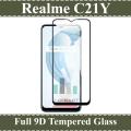 Realme C21Y 9D Full Glue Tempered Glass. 