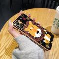 YIWESAN For vivo Y55s 5G Case Thin Side Edge Square New Design Phone Cases Plating Pattern Cartoon Fashion Lion Silicone Casing Full Back Cover Camera Protection Shockproof Softcase. 