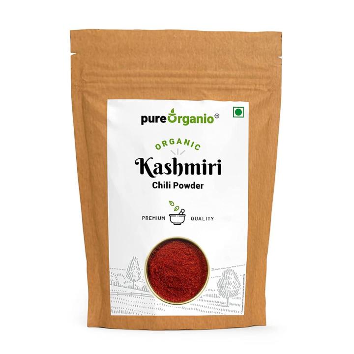 Rganic Ú©Ø´Ù…ÛŒØ±ÛŒ Ù…Ø±Ú† Ù¾Ø§Ø¤ÚˆØ±-Ù¾Ø±ÛŒÙ…ÛŒÙ… ØŒ Ù…Ø³ØªÙ†Ø¯ ØŒ ÛØ§ØªÚ¾ Ø³Û’ Ú¯ÙˆÙ„Ø§ ØŒ ØªØ§Ø²Û Ù„Ø§Ù„ Ù…Ø±Ú† Ù…ØµØ§Ù„Ø­Û-Ú¯ÛØ±Ø§ Ø³Ø±Ø® Ø±Ù†Ú¯ ØŒ ÛÙ„Ú©Ø§ Ø°Ø§Ø¦Ù‚Û (350 Ú¯Ø±Ø§Ù…)