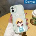 dienya For Huawei Y9s Case Cartoon Vigorous Girl Macaron Colorful Lovely Cream Wave Border Soft Clear Shockproof Phone Cases Creative Camera Transparent Casing Simple Gentle Protective Cover. 