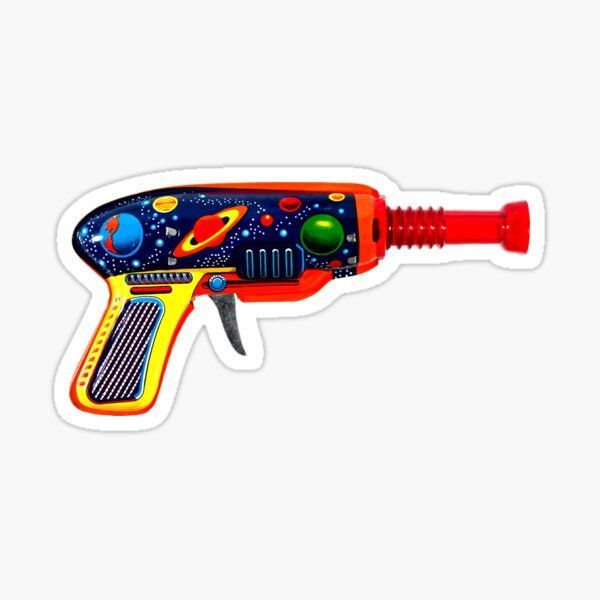 Gun sticker  Pack of 1  for laptop, mobile back, water bottles, notebook 