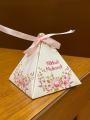 Nikkah Bid Box (100Pcs) Nikkah Box Traingle Shape In Premium Quality, Nikkah Mubarak Box. 