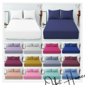 Best Quality Stretch Jersey Fitted Bed Sheets 100% Cotton All Over Elastic Mattress Cover Mattress Protectors. 