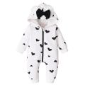 Baby Jumpsuit Breathable Newborn Love Heart Print Warm Romper Infant Pajamas. 