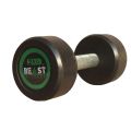 (Single Dumbbell Select Quantity 2 for pair) Rubber  Dumbbell Fitness Home Gym Home Exercise Dumbbell. 