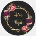 50 Pcs Round Cut Wedding Stickers Mehndi, Mayon, Nikkah and Baat Pakki Labels Size 1.5 Inch Diameter. 