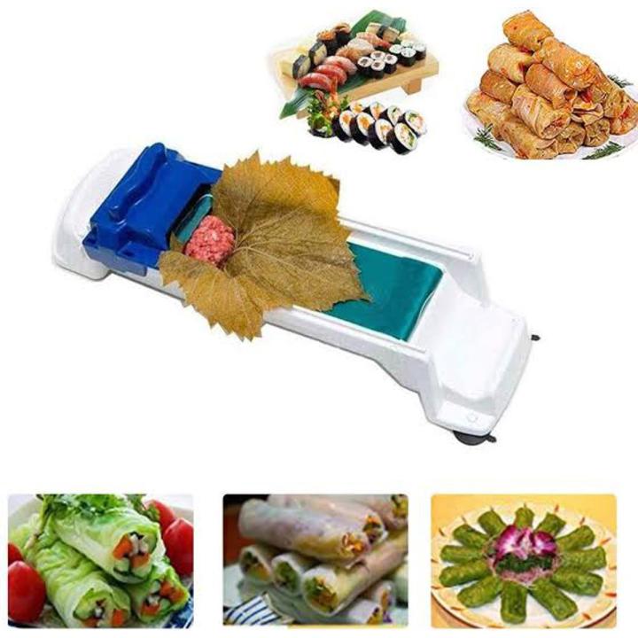 Dolmer Roller Machine, Dolma Maker Sushi Roller Vegetable Meat Rolling Tool for Beginners and Children Stuffed Grape & Cabbage Leaves, Rolling Meat and Vegetable - Kitchen Dolma Roller Sushi Maker