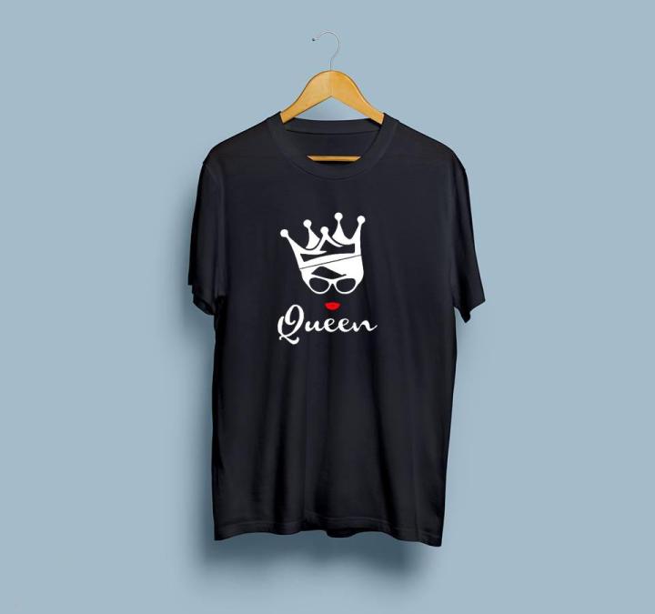 Half Sleeves T Shirt For Girls new stylish design (Queen) Casual Wear ,Export Quality , Round Neck