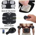 SHENGMI Muscle Stimulator,Ems Abs Trainer,Home Gym Belt,Abs Stimulator Workout Equipment For Men & Women. 