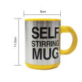 Mixer Cup Practical Coffee Tea Hot Chocolate Milk Spinning Mug. 