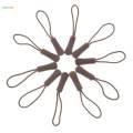 3x10pcs Zipper Pull Cord Zip Puller Fastener Slider Replacement Tan. 