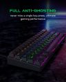 Black Shark Sixgill K4 RGB Backlit Wired Mechanical Gaming Keyboard, 60%, Blue Switches, Anti-Ghosting, Type-C Detachable. 