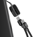Zero® Voltix V-200 Power Bank 20000mAh 22.5W Fast Charging PowerBank | QC 3.0 Powerbank | USB-C Input/Output Powerbank  | Built-in Cable Powerbank | Aluminum Body Powerbank | Portable Powerbank  | Fast Charge Power Bank for Android & IOS. 