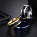 Smart Temperature Ring Titanium Steel Body Temperature Emotional Feeling Smart Temperature Ring Female Male Waterproof Jewelry. 
