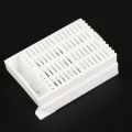 5pcs/set  Lab POM Material Tissue Cartridge Embedding Slice Box Deepen and Thicken White Dehydration Box Tissue Cassette Deep12mm. 
