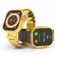 BML BW-8 Max Gold Edition Watch-Fast wireless Charging-Compatibility – Android and iOS. 