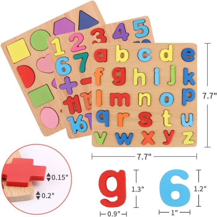 Wooden%20Alphabet%20Puzzles%20Numbers%20Count%20Board%20%7C%20Colorful%20Letters/Numbers/Shapes%20for%20Kids%20%7CPreschool%20Early%20Learning%20Educational%20Toys%20-%20Image%203