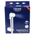 Grohe Muslim Shower with it's chain 27513001 Tempesta-F Trigger Spray 30 Wall holder set 1 spray | GROHE. 