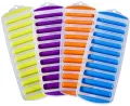 1 Piece Ice Cube Tray Easy POP Out Silicone Round Cubes Maker Drink Freezer Jelly Mold. 