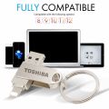 【COD+Original+Ready stock】Toshiba os/USB Type-c/USB Metal Pendrive 512GB Phone OTG USB Flash Drive. 