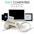 【COD+Original+Ready stock】Toshiba os/USB Type-c/USB Metal Pendrive 512GB Phone OTG USB Flash Drive. 