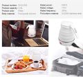 Travel Collapsible, Portable, Foldable Electric Kettle - 600ML. 