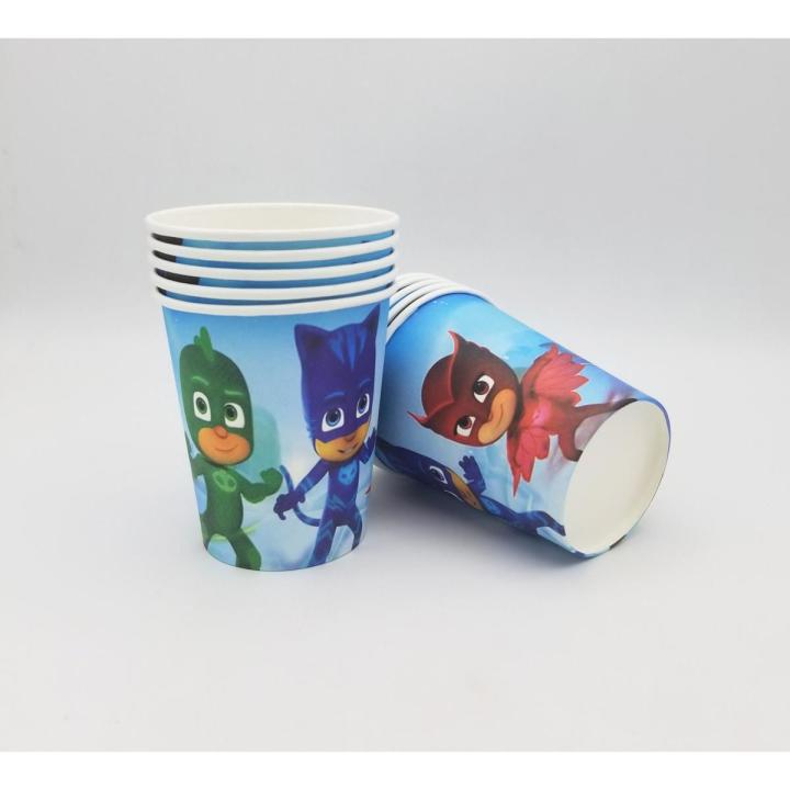 PJ MASKS THEME CUPS PACK OF 10 PAPER CUPS
