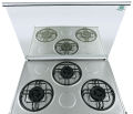Welcome 3 Burner 34" Gas Cooking Range WC-7000 - Silver. 