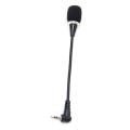 【MIGAPALAZA】 Black Noise-cancelling Mini Portable PC Laptop Notebook 3.5mm Jack Flexible Microphone Mic. 
