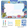 100x80CM Coloring Magic Water Drawing Mat Watercolor Painting Magic Graffiti Pad Reusable Magic Pens Educational Toys Gifts. 