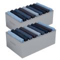 Pant Organizer 7 Grid Washable Wardrobe Clothes Organizer | Clothes Storage Bag With 7 Grid. 