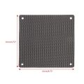 5Pcs/Set 120Mm Cuttable Black PVC PC Fan Dust Filter Computer Case Cooler Dustproof Mesh Cover PC Cooling Accessories. 