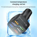 Grebest USB Charger Flame-retardant 6-port Fast Car Power Adapter Charger. 