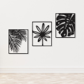 3D Style Wooden Wall design 3D Laser Cut For Home Decor peace's. 