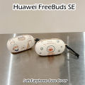 Original For Huawei FreeBuds SE Trendy cartoons Silicone Earphone Case Cover. 