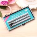 120 Bundles/Box Natural Fan Eyelashes High Quality Fish Tail Silk False Eye Lashes C Curl Dovetail Fly Eyelash Extension Makeup. 
