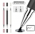 2 In 1 Stylish Universal Practical Dual-use Capacitive Tablet Stylus Pen Exquisite Double-headed Silicone Disc Drawing Tablet Phone Capacitor Pen|Best 2In1 Stylus Pen For Mobile Phone Tablet Drawing Pencil Universal Touch Screen Penf or Andrid,all devices. 