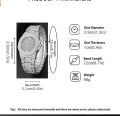 New Unisex Patek Philippe White Iced Wrists Watch. 