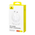 Baseus Thunderbolt 4 Type C Data Cable, USB4 8K60Hz 40Gb/s Full-Function Fast Charging Type-C to Type-C Cable 240W 1m. 