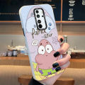 FINDWORLD for Redmi Note 8 Pro Back Cover Cute SpongeBob Fashion IMD High Quality Laser Glitzy Phone Case Colorful Soft Edge Shockproof Hard Cover. 