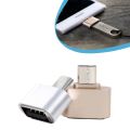 Metal Mini USB OTG Cable Adapter 2.0 OTG Adapter For All Android Mobile and Tablets. 