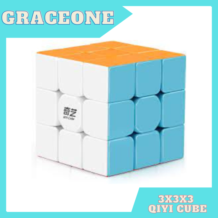 Rubik Cube 3X3 QY, Original Rubik Cube 3x3x3 Sticker less, Best Quality Fast Speedy Magic Rubik Cube , Best Scramble Cube