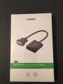 UGREEN HDMI (Female) to VGA Male Adapter, HDMI Converter, VGA (Not Reverse Direction), Audio Output, HDCP Support, 1080P Video Converter Adapter. 