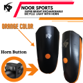 Noor's Super Bright Rechargeable Bike Bicycle Cycle light with Horn with High Low Flashing Beam and 140 DB Sound with 5 Different Horn Modes. 
