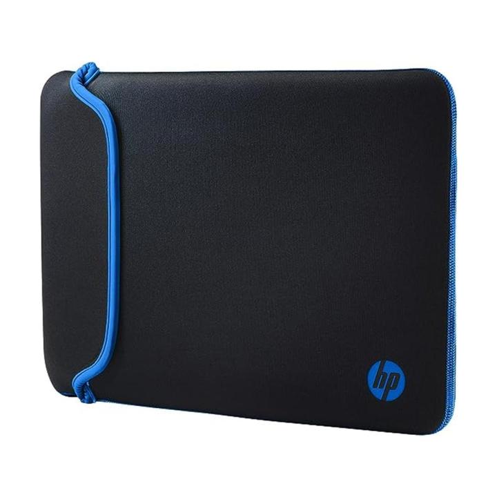 HP 14 Inch Black & Blue Reversible Neoprene Sleeve for Laptop/Chromebook/Mac