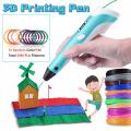 JW 3D Printer 3D Pen for 3D Printing, DIY, Drawing Pen, LCD Display, USB Cable, 1 Pen Holder, 9 Meter 1.75mm Free Filament, Temperature Control, 3D Painting Pen, 3Doodler Create+, Creative Learning for Children Kids as Toys, DIY Arts & Crafts Boy Girls. 
