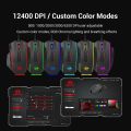 Redragon PERDITION 4 M901-K-2 Wired Gaming Mouse RGB with 19 Programmable Buttons. 