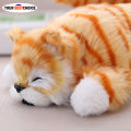 YBC Children Cute Electric Ragdoll Cat Dolls Plush Toy Sound Motor Kids Toys Gifts. 