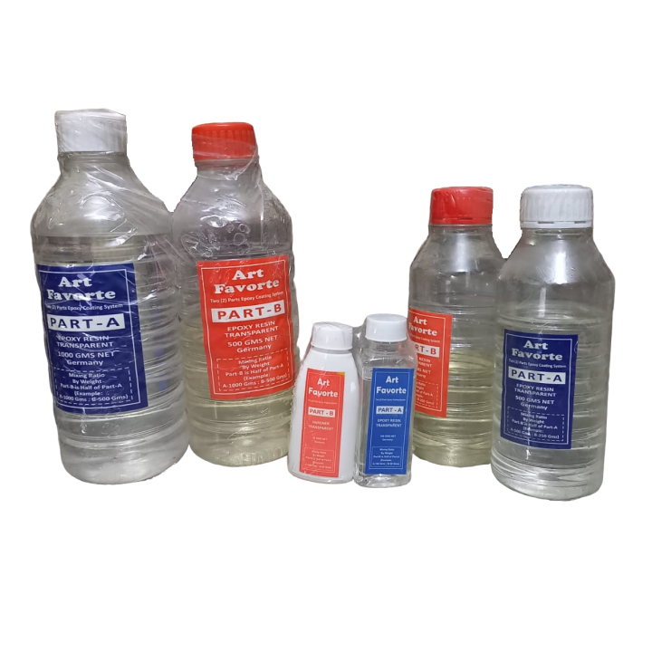 Epoxy Resin and Hardner 150 / 750 Gm Crystal Clear For Artists