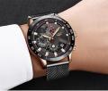 LIGE Fashion Mens Watches Top Brand Luxury WristWatch Quartz Clock Blue Watch Men Waterproof Sport Chronograph Relogio Masculino. 